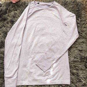 Gymshark Vital Seamless LS Top Lavender